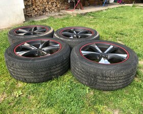 ALU kola 5x120 R19 255/50 ET 40 8,5J letní pneu - 2