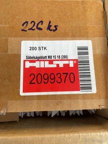 Hilti pilový list do ocasky MB 15 18 - 2
