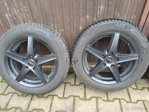 AL kola Ronal 5x112 R16 zimní pneu Barum Polaris 5 - 2