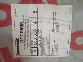 Izolační desky vata ROCKWOOL 100x50x80 balík 4m2 (8 ks) - 2