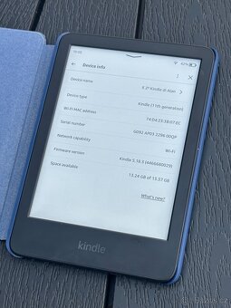 Čtečka Amazon Kindle 11. generace 16GB černá + obal - 2