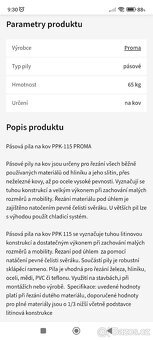 Pásová pila na kov PPK115 - 2