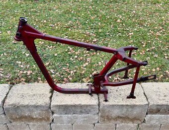 Jawa CZ 250 353 - rám s anglickým štítkem - 2