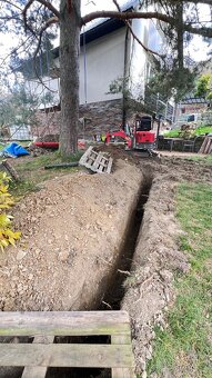 Drobné zemní a výkopové práce Minibagr - 2