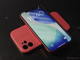 iPhone 12 128gb red + obaly - 2