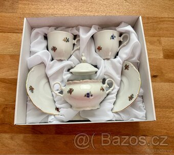 Nová porcelánová kávová souprava s cukřenkou - 2