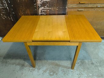 Retro jídelní rozkládací stůl - Brusel 70. léta - 2