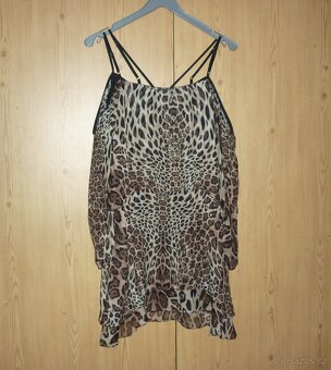Leopardí hedvábné šaty Marciano Guess - 2