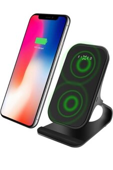 Nabíjecí stojánek FIXED Frame Wireless 15W černý - 2