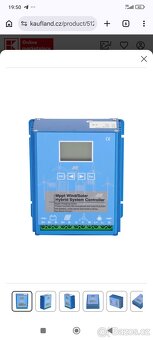 Vertikální větrná turbína a vítr+solár hybrid měnič - 2