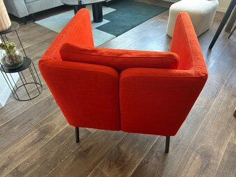 Ekerö IKEA křeslo – Skiftebo oranžová červená - 2