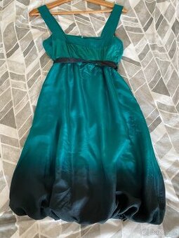 Elegantní hedvábné šaty Zoul - 2
