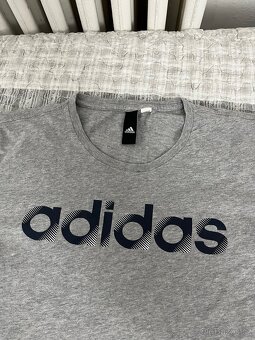 Šedé Adidas Tričko -S/M - 2