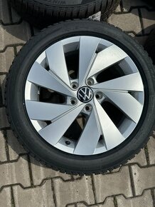 ZÁNOVNÍ Kompletní alu VW Golf 5x112r17+205r50r17 zimní - 2