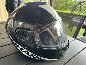 Prodám moto přilba Shark spartan Carbon, vel . S - 2