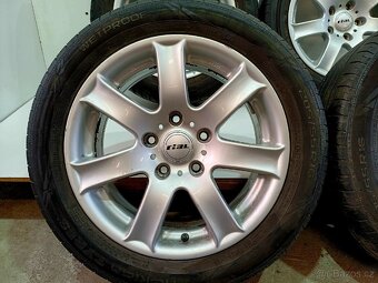 Letní alu kola RIAL 5x120 R16 ET30 pneu v205/55/16 - 2