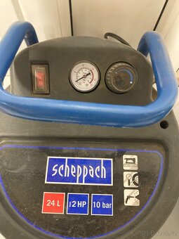 SCHEPPACH Kompresor se vzdušníkem 24l, bezolejový vertikální - 2