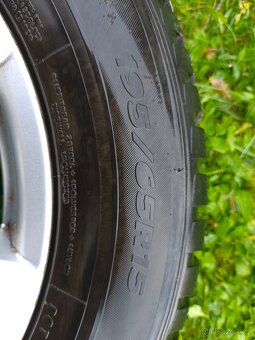 originální Alu kola Škoda Octavia 2, 15" + zimní pneumatiky - 2