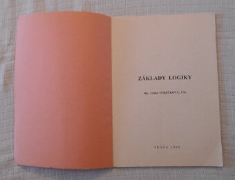 L. Turečková - Základy logiky - Policejní akademie ČR 1994 - 2