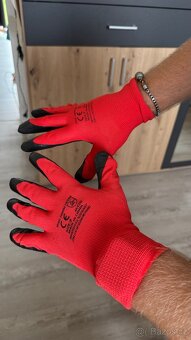 Pracovní rukavice pogumované L / 9 - 2
