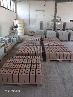 Výrobní linka na lícové cihly pro suché zdění - 2