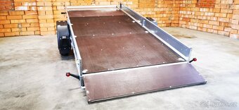 přívěsný vozík sklopný 1600 kg– 380x180x25 cm - 2