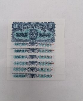 3koruny Československé 1953, 1961 UNC - 2