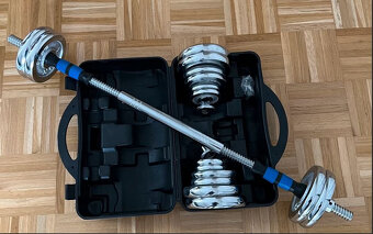 posilovaci sada pochromovana ca. 30 kg - 2