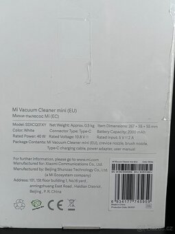 Vysavač Xiaomi Mi Vacuum Cleaner Mini - 2