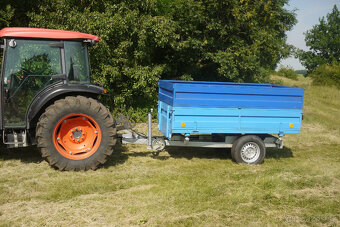 Prodám traktorový vlek Dýnek 1,8 t STK do 2029(cena bez DPH) - 2