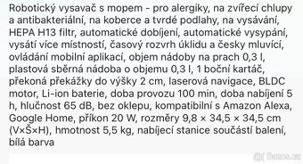 Robotický vysavač TESLA Robostar IQ700 plus - 2