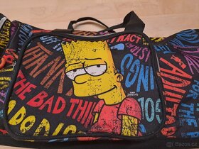 Černá sportovní taška - Barte Simpsons - 2
