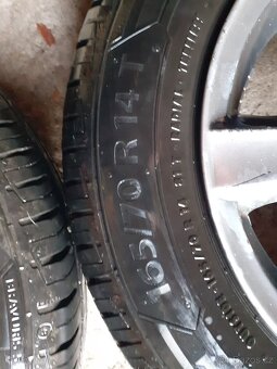 Sada letních kol 165/70 R14 - 2