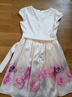 Společenské dívčí šaty vel 146 -zn Elegant baby - 2