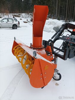 Čelní sněhová fréza. - 2