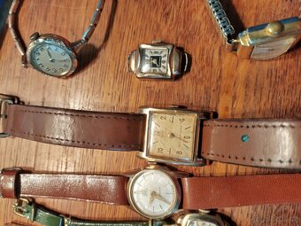 9 náramkové hodinky Vintage Glashütte, Ruhla double - 2