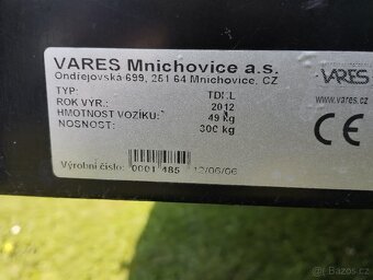 Vozík za zahradní traktor - 2