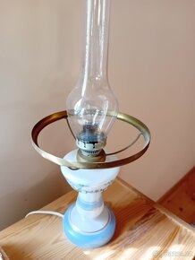 Petrolejová lampa, malovaná - 2