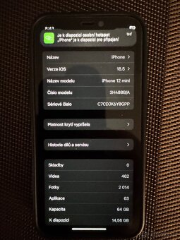 Iphone 12 mini komplet balení, extra wireless sluchátka - 2