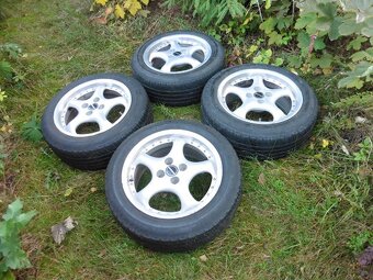 Ráfky Borbet 16 s letními pneu 205 55R16 na Opel - 2
