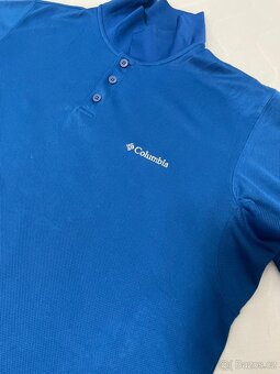 🟦 Columbia – modré tričko polo - 2
