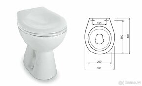 WC dětské - stojící Kolo Nova Pro zadní odpad - NOVÉ - 2