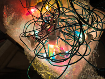 Staré vánoční svíčky Zlatokov,vánoční světýlka,osvětlení - 2