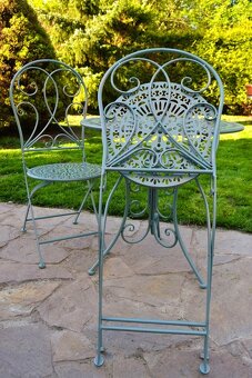 Kovový set PROVENCE - pastelová zelená - 2