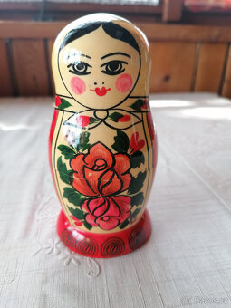 Stará retro hračka 5 ks, Matrjoška - 2