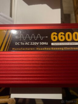 Měnič napětí 12/220 V, až 6600W - 2