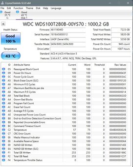WD SSD 1TB m.2 SATA - 2