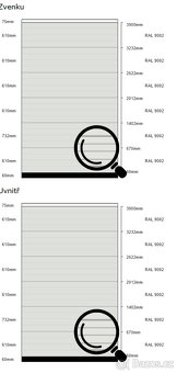 Prodám dvoje kompletní sekční vrata Lomax - 2