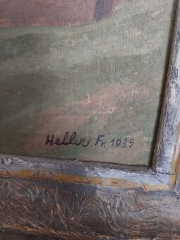 Starožitné obrazy s rámy - 2