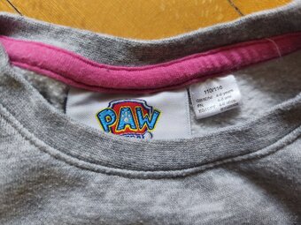 Dívčí mikinove šaty 110/116 - 2